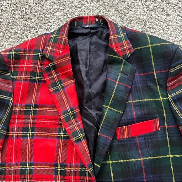 Vineyard Vines Party Tartan Wool Heritage Blazer 42R
